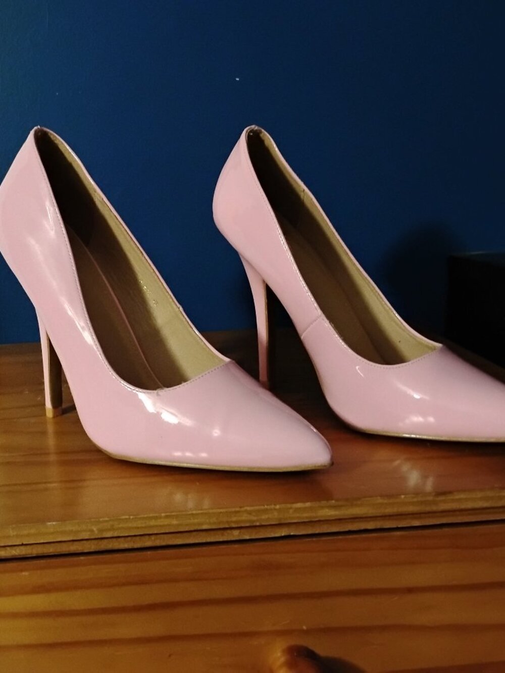 Pink high heel shoes sz 12 Uk 9 EUR43